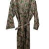 mushroom pin stripe robe