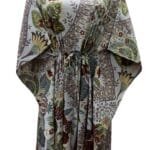 vintage floral print kaftan