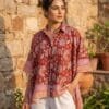 Block Print Kaftan Shirt